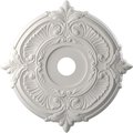 Ekena Millwork Attica PVC Ceiling Medallion (Fits Canopies up to 7 3/4"), 22"OD x 3 1/2"ID x 1"P CMP22ATGBW